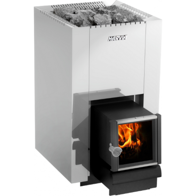 Дровяная печь HARVIA 16 SL STEEL WK160SSL