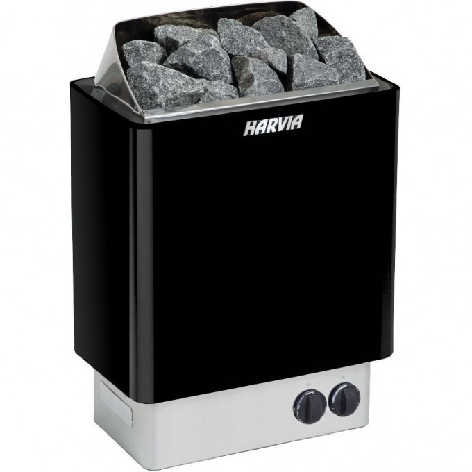Электрическая печь HARVIA TRENDI KIP45T Black (со встроенным пультом) HBK450230